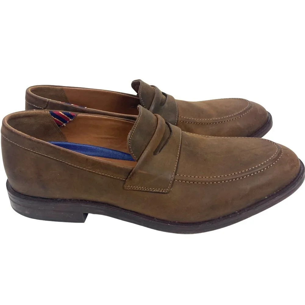 Bostonian Mckewen Step Loafers Mens 11.5 M Brown Leather Dress Shoes - Picture 5 of 12